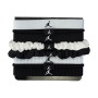 Jordan Elastic Sport Mixed Width Hair Ties 8 Pk-WHITE/BLACK/BLACK