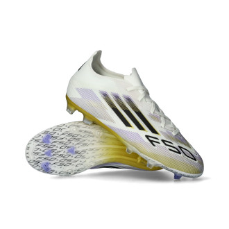 F50 Elite FG da Bambino Ftwr White-Core Black-Gold Met