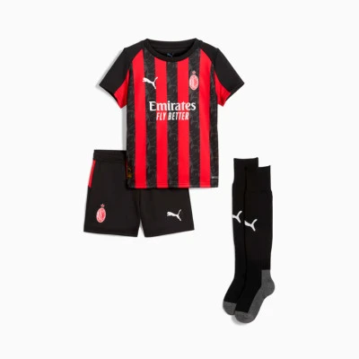 Completo Ac Milan Home 2025-2026 da Bambino