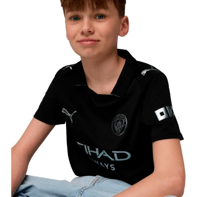 Maglia Manchester City Away 2025-2026 da Bambino