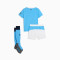 Completo Puma Manchester City Home Kit 2025-2026 da Bambino