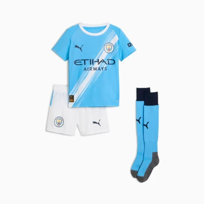 Completo Manchester City Home Kit 2025-2026 da Bambino
