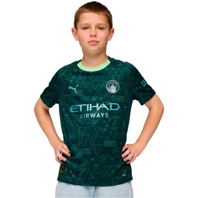 Maglia Manchester City Fourth 2025-2026 da Bambino