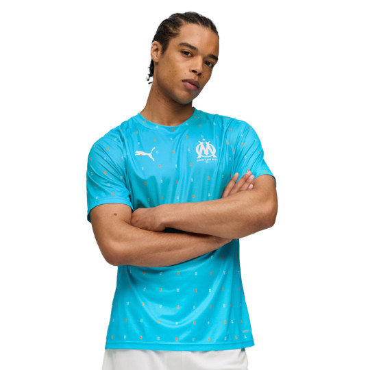 Maglietta Ufficiale OLYMPIQUE DE MARSEILLE – Collezione OM Per Bambino E Ragazzo, 100% Cotone, Alta Qualità