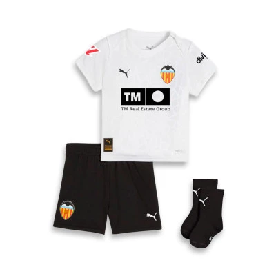 Completo Valencia Cf Primera Equipación 2025-2026 Bebé