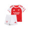 Completo adidas Arsenal FC Home Kit 2025-2026 da Neonato