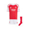 Completo adidas Arsenal FC Home Kit 2025-2026 da Bambino