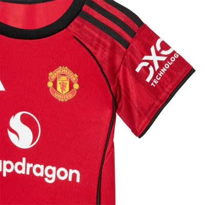 Completo Manchester United Home Kit 2025-2026 da Neonato