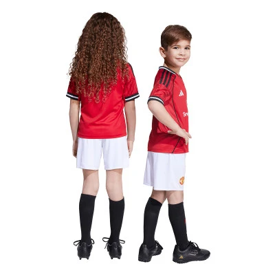 Completo Manchester United Home Kit 2025-2026 da Bambino