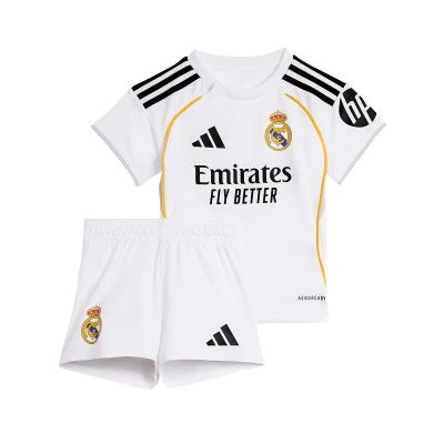 Completo Real Madrid Home Kit 2025-2026 da Neonato