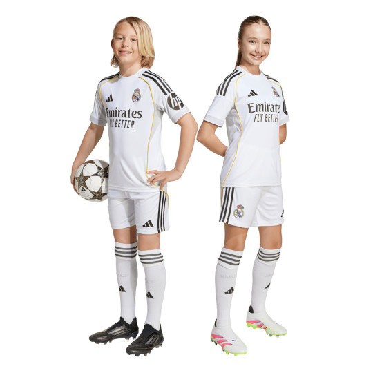 Completo adidas Real Madrid Home Kit 2025-2026 Giovanile