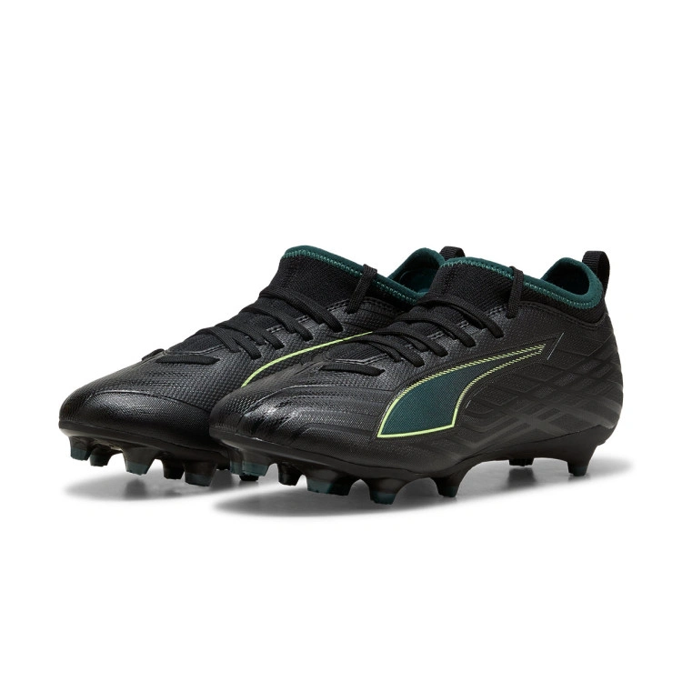 bota-puma-ultra-6-match-fgag-nino-black-fizzy-light-green-terrain-4