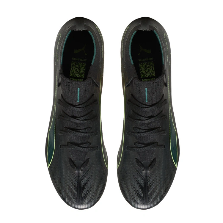 bota-puma-ultra-6-match-fgag-black-fizzy-light-green-terrain-4