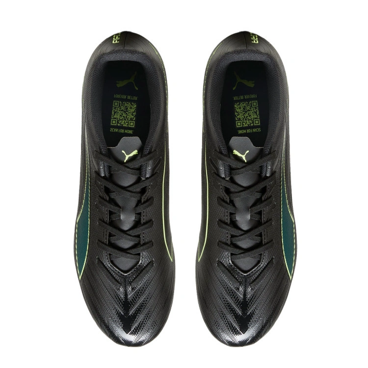 bota-puma-ultra-6-play-fgag-black-fizzy-light-green-terrain-4