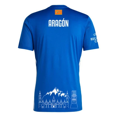 Maglia Real Federación Aragonesa de Fútbol Primera Equipación Niño 2024-2025