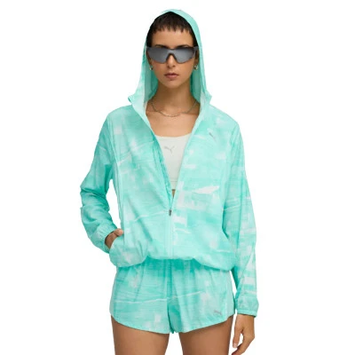 Giacca Run Velocity Aop Woven da Donna