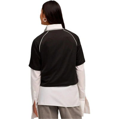 Maglia Essentials Relaxed Cropped Football Jersey da Donna