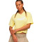 Maglietta Puma Essentials Relaxed Cropped Football Jersey da Donna
