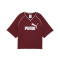 Maglietta Puma Essentials Relaxed Cropped Football Jersey da Donna