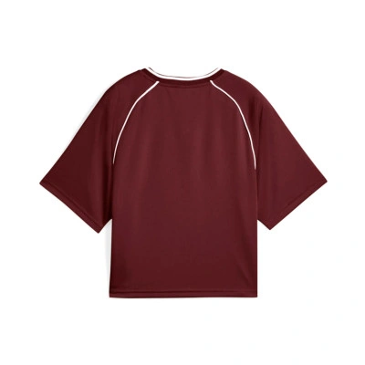 Maglietta Essentials Relaxed Cropped Football Jersey da Donna