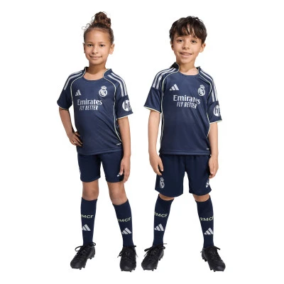Completo Real Madrid Away Kit 2025-2026 da Bambino