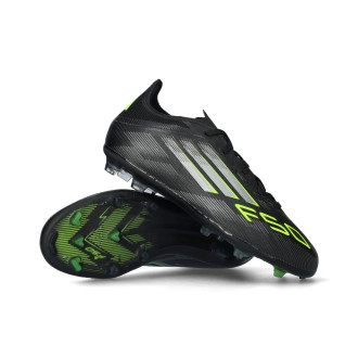 F50 Elite FG da Bambino Core Black-Iron Met-Lucid Lemon