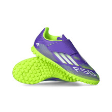 Scarpe adidas F50 Club a strappo Turf da Bambino