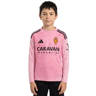 Maglia Real Zaragoza Home Portiere 2025-2026 da Bambino