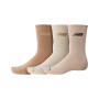 Everyday Crew 3 Pairs-Beige