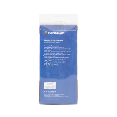 Earphone con cavo e bottone Blu Stemma FC Barcelona