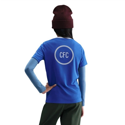 Maglia Chelsea FC X Total 90 Pre-Match 2025-2026 da Bambino