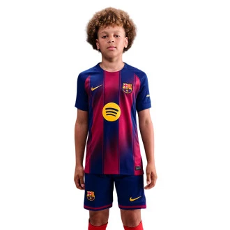 Maglia Fc Barcelona Home 2025-2026 da Bambino Deep Royal Blue