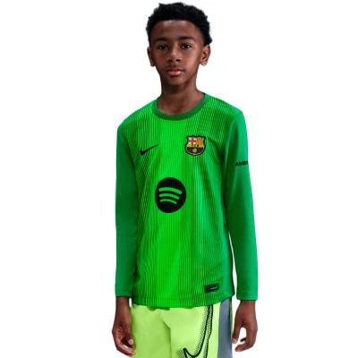 Maglia Fc Barcelona Home Portiere M/L 2025-2026 da Bambino