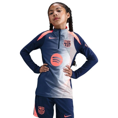 Felpa FC Barcelona Pre-Match 2025-2026 da Bambino