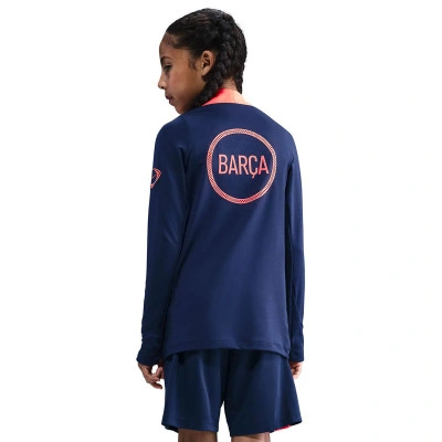Felpa FC Barcelona Pre-Match 2025-2026 da Bambino