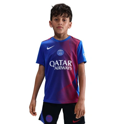 Maglia PSG T90 Pre-Match 2025-2026 da Bambino