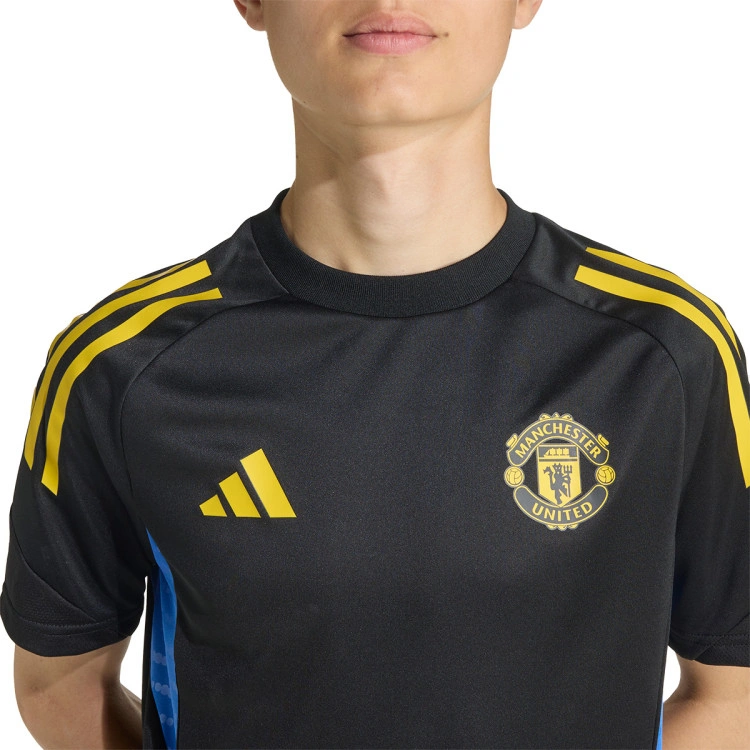 camiseta-adidas-manchester-united-training-2025-2026-nino-black-hi-res-blue-tribe-yellow-2