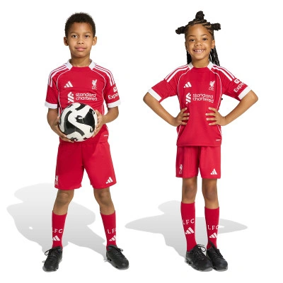 Completo Liverpool Fc Home Kit 2025-2026 da Bambino