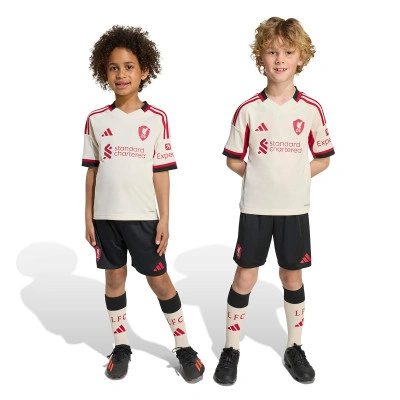 Completo Liverpool FC Away Kit 2025-2026 da Bambino