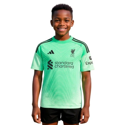 Maglia Liverpool Fc Home Portiere 2025-2026 da Bambino