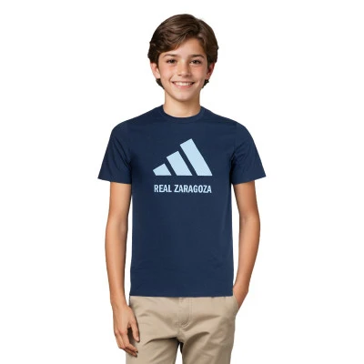 Maglietta Real Zaragoza Cotton Logo Tee 25 da Bambino