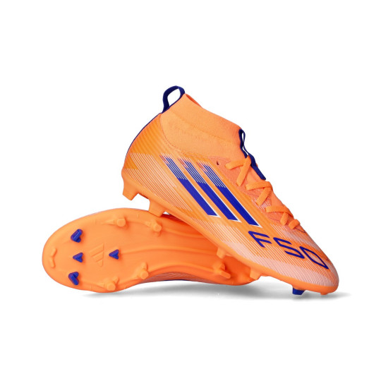 Scarpe adidas F50 League FG/MG Mid da Bambino