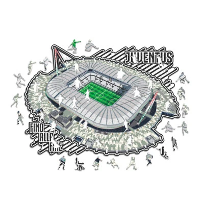 Juventus Fc Allianz Stadium Puzzle Legno Misura L (500 Pezzi)