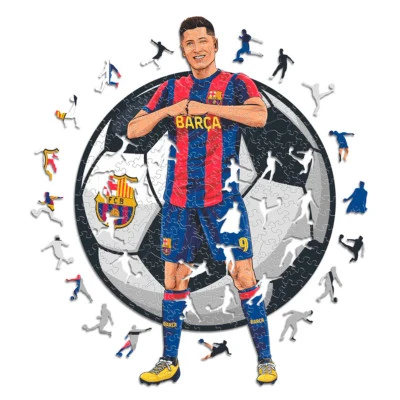 Robert Lewandowski Puzle Madera (150 Piezas)