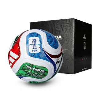Pallone Mondiale Trionda 2026 League Box White-Team royal blue-Solar blue-Power red