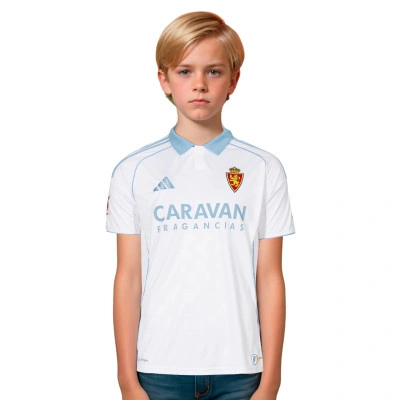 Maglia Real Zaragoza Home 2025-2026 da Bambino