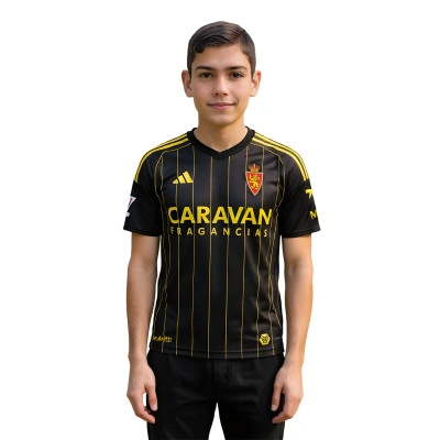 Maglia Real Zaragoza Segunda Equipación 2025-2026 Niño