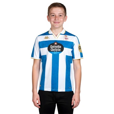 Maglia Deportivo La Coruña Home 2025-2026 da Bambino