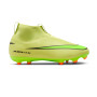 Air Zoom Mercurial Superfly 10 Academy FG/MG da Bambino-Limelight-Volt-Hyper Crimson