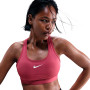 Swoosh Medium Support-Sweet Beet-White